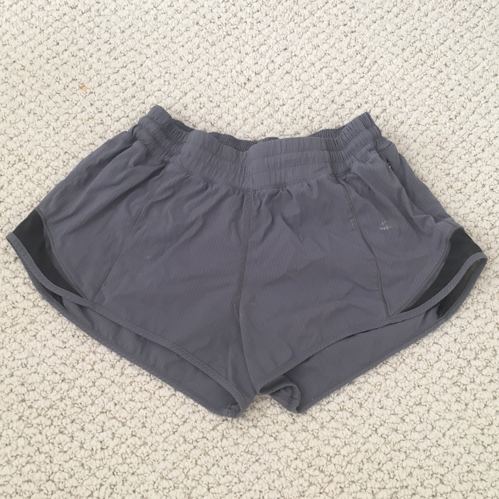 Lululemon Gray Hotty Hot Shorts